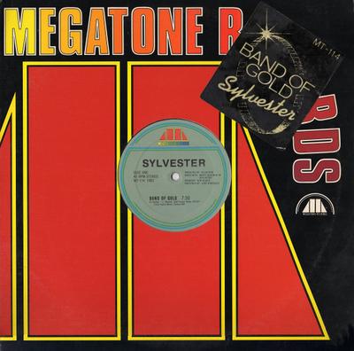 12-дюймовая пластинка SYLVESTER - Band Of Gold MT114 Megatone Record 1983 США Танцевальная и электронная музыка Б/у