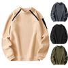 Stand Collar Tactical Men's Sweatshirt Autumn and Winter Warm Loose Outdoor Solid Color Warm Breathable Sweatshirts