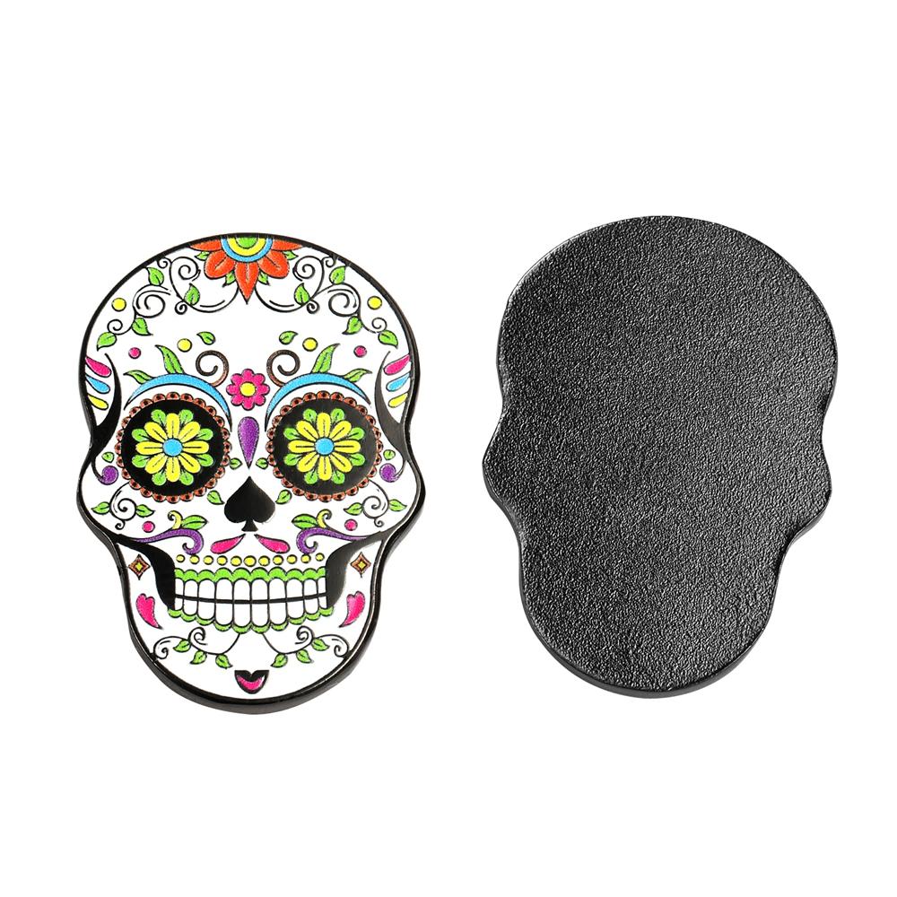 Premium Golf Ball Marker with a Standard Magnetic Hat Clip Skull Golf Ball Marker Hat Clip for Men Women 5