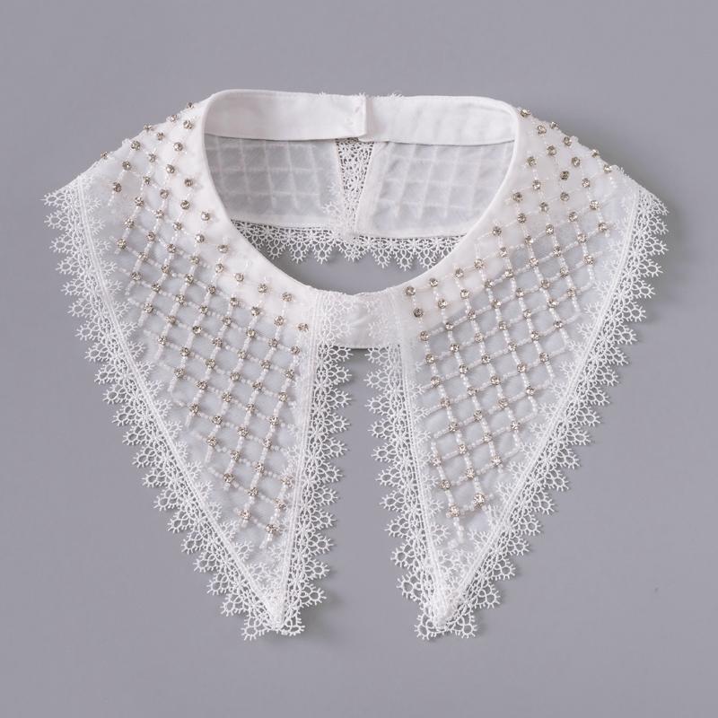 Pearl Fake Collar Lacklace Stand Beads Detachable Collar Fake Women for Party Bride Dress Decorate False Collar Nep Kraagie