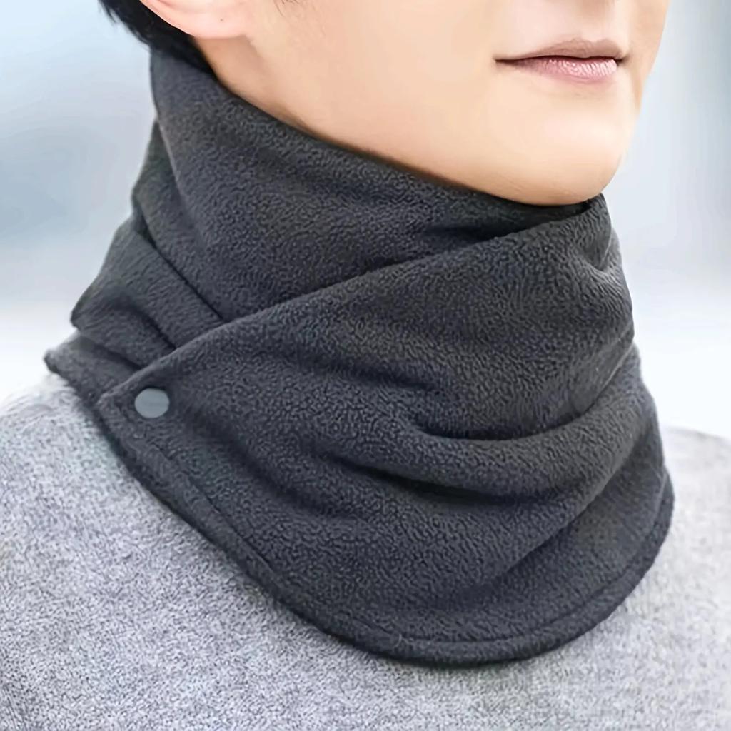 1pc Winter Thick Warm Scarf, Unisex, Windproof Cycling Neck Gaiter Headband