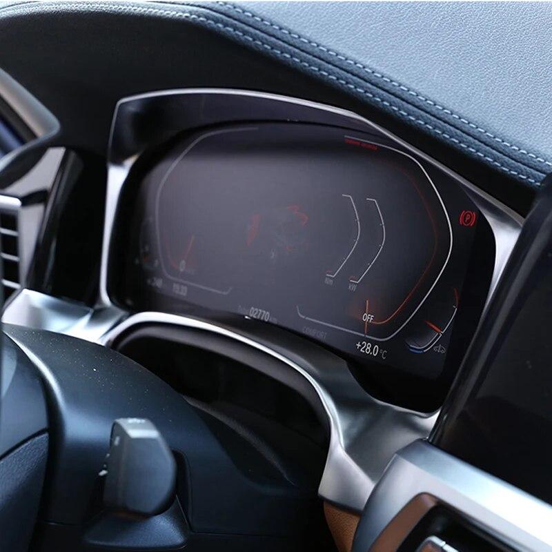 Автомобильная центральная консоль приборной панели дисплей декоративная рамка крышка наклейка автомобильные аксессуары для салона для BMW 3 серии G20 G28 -21