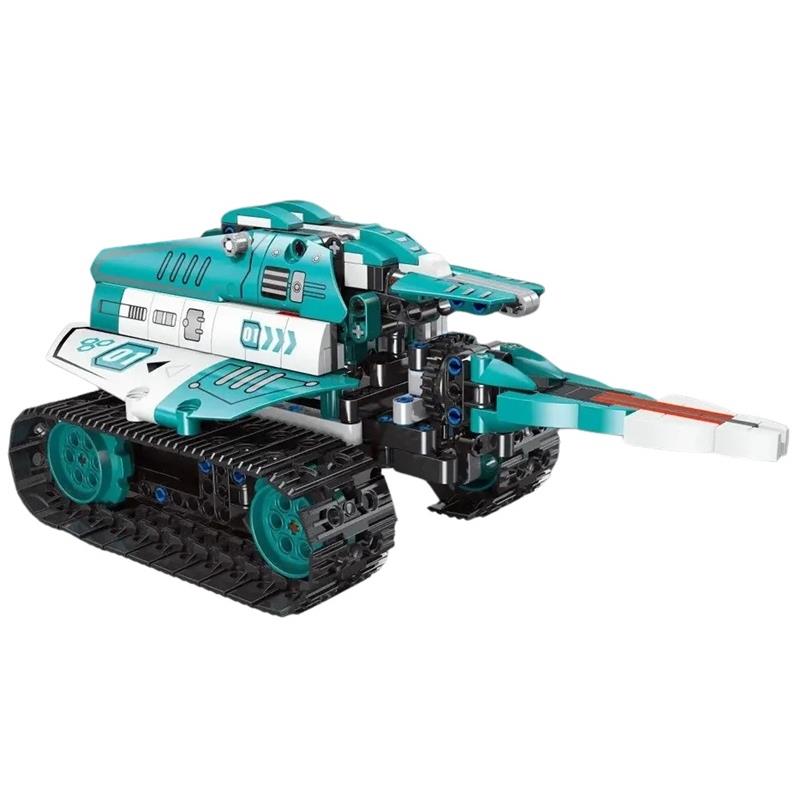 Klocki Konstrukcyjne Robot Sterowany Model 3W1 Czołg Dinozaur 698 Elementy