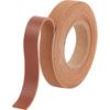 1 Roll 2m X 12.5mm Lychee Pattern Leather Straps Flat Imitation Leather Cord 1.7mm Thick Grain Leather Strips Braided Threads