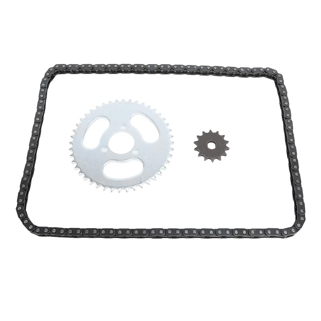 Комплект цепных звездочек T8F, стальная передняя звездочка 14T, комплект задних звездочек 44T с 3 отверстиями и цепью из 120 звеньев