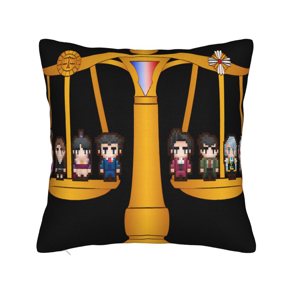 Ace Attorney Pillowcases Morden Pillow Case For Living Room Bed Chair Comfy Pillow Cover