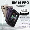 НОВЫЙ BM16PRO 2G Мини Мобильный Телефон с Сенсорным Экраном, Две SIM-карты, Bluetooth, Набор номера, Автозапись звонков, Волшебный голос, Дешевый Мобильный Телефон, FM-радио