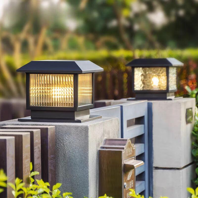 Outdoor Waterproof Solar Pillar Lights