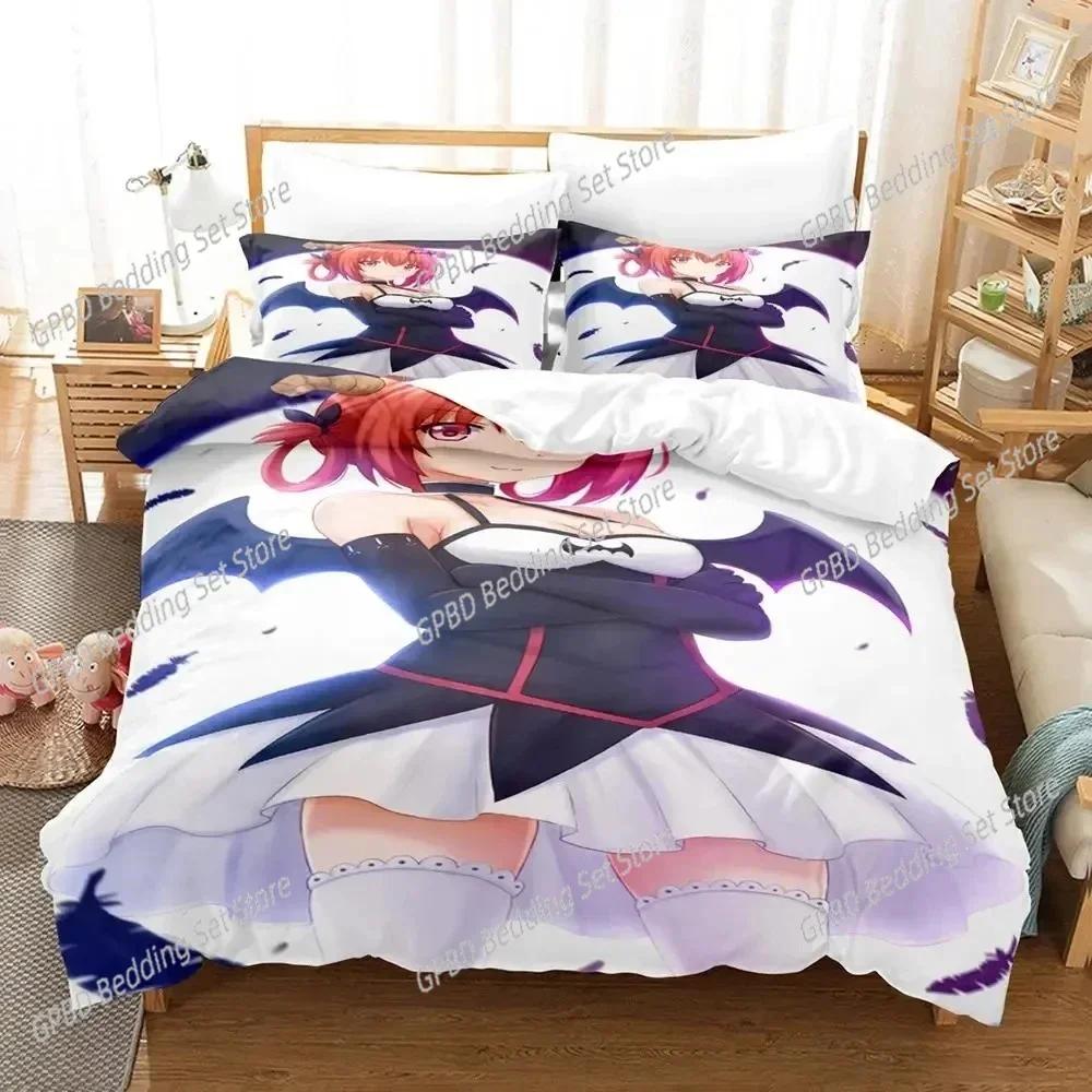Роскошный Новый 3D Принт Аниме Gabriel Dropout Комплект Постельного Белья Пододеяльник Комплект Постельного Белья Покрывало Наволочка Queen Мальчики Взрослый Комплект Постельного Белья