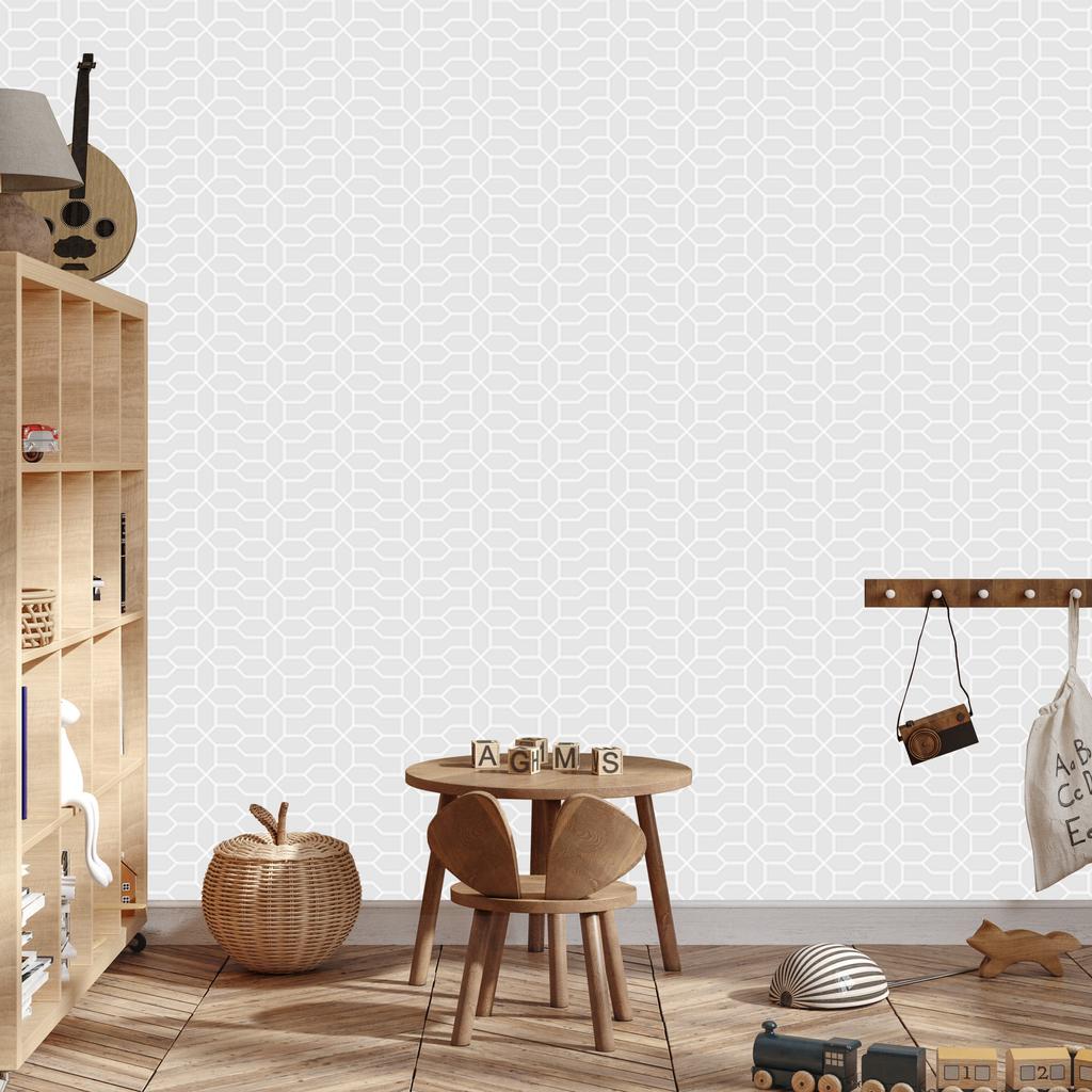 Geometric Ornaments Wallpaper for Living Room and Bedroom 50x1000