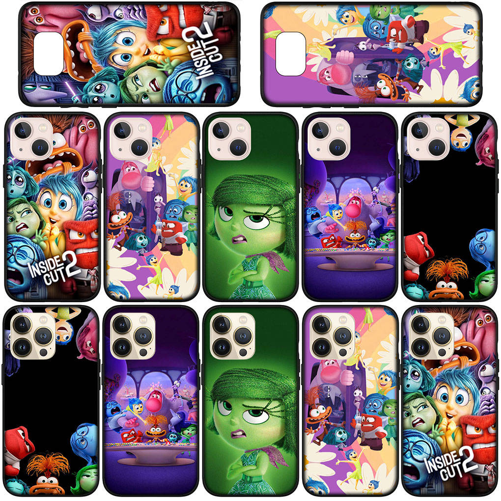 Чехол для телефона Samsung Galaxy S24 S23 iPhone 16 15 14 Xiaomi Redmi Note 13 12 11 8 Plus 10 9 Pro Max X XR A16 OPPO Huawei Lovely Inside Cute Out Cover