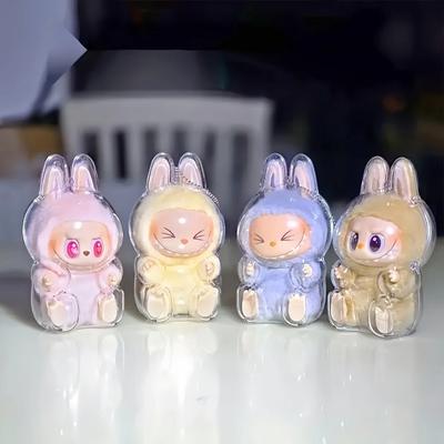 1 шт. Пылезащитный дисплейный кейс для Labubu - Защитный прозрачный держатель для кулона для коллекционных предметов POP Mart, Куклы не входят в комплект