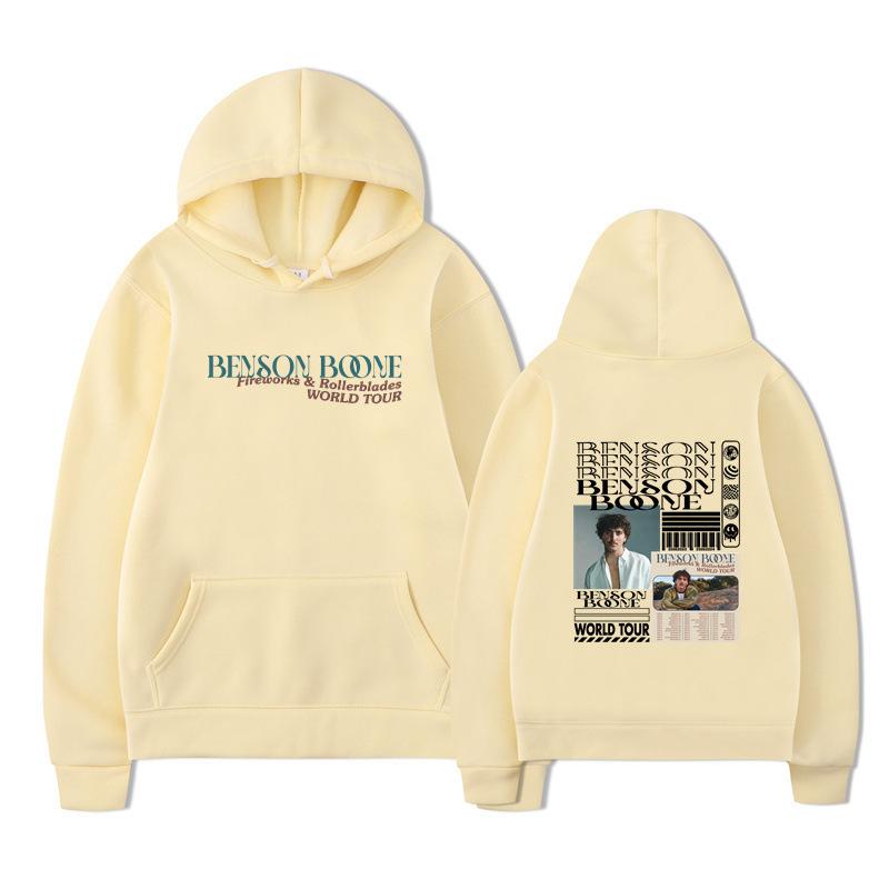 Hooded Sweater Harajuku Funny Benson Boone Sweater, Long Sleeve Pullover For Men And Women