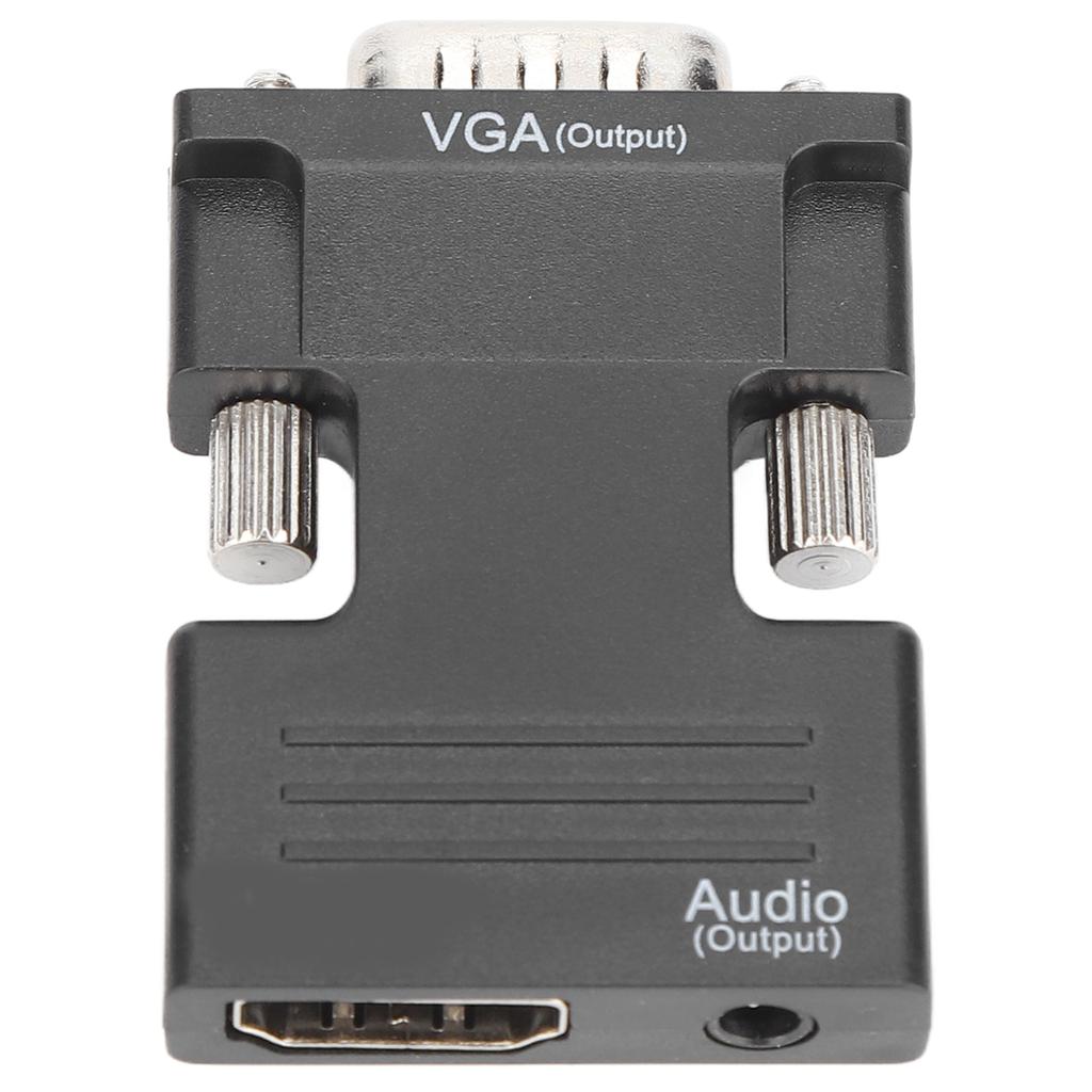 Мультимедийный интерфейс HD Female to VGA Male Converter с аудиокабелем 3,5 мм для ноутбуков, ПК, мониторов