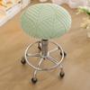 Stretchable Bar Round Stool Cover Breathable Seat Protector Easy Care Swivel Chair Cover  Home Use