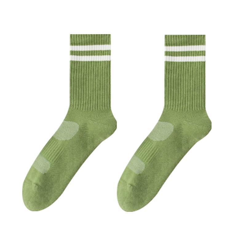 Женские осенние профессиональные беговые скакалки бесшовные носки спортивные длинные носки с махровым низом