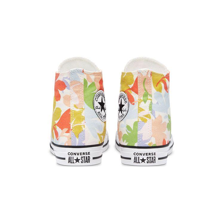 Converse Chuck Taylor All Star High Top Daily Colorful Canvas Shoes Women Sneakers White Green Orange 570805C