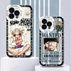 Transparent, Anti-fall Mini Case for Apple Devices Featuring One Piece Characters Zoro, Luffy, Perfect for 11th Generation and Up.
