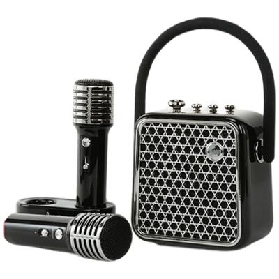 Домашний Bluetooth-динамик Divoom Spark-Pop для KTV с двумя микрофонами, штекер CN (адаптер в комплекте)
