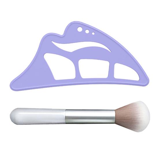 Инструмент для нанесения трафарета для теней для век для начинающих, многоразовый помощник для нанесения теней с кисточкой для макияжа, руководство по нанесению теней для век, шаблон для нанесения теней для век