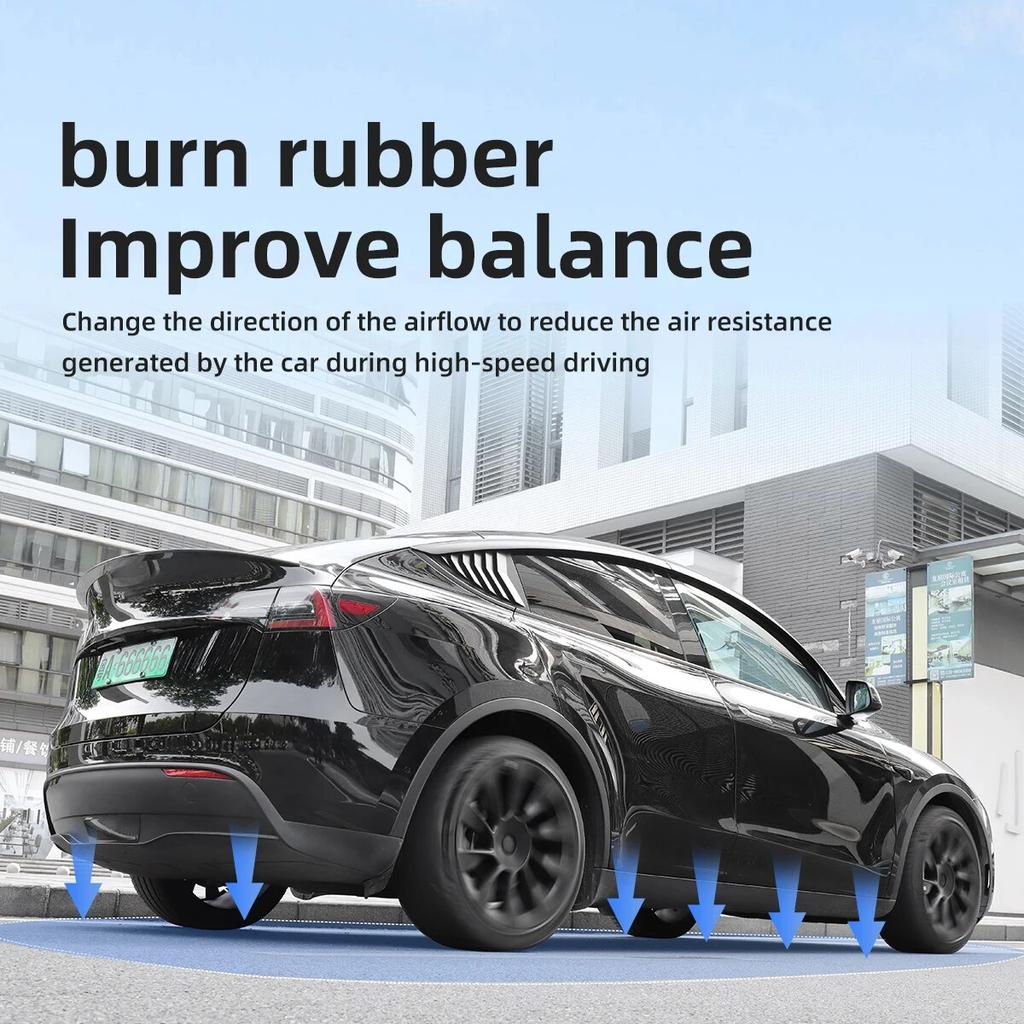 LUCKEASY For Tesla Model Y -2023 Car Styling Accessories ABS SPORT High-performance Rear Trunk Spoiler Wing Tail