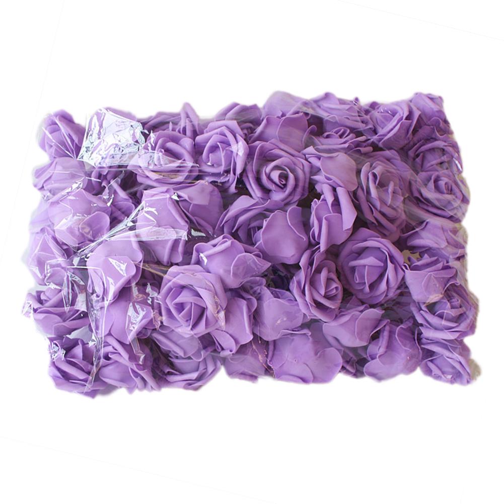 100 шт. 7 см букет искусственных цветов из пеноматериала в нескольких цветах для свадеб и декора своими руками