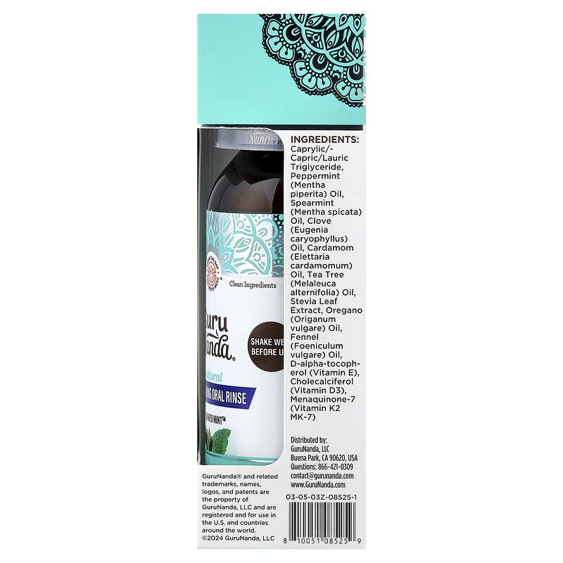 Natural Oil Pulling Oral Rinse, Farmed Mint™, 3 fl oz (88.7 ml)