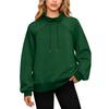 Women's Stand Collar Sweatshirt Oversized Turtleneck Drawstring Pullover Long Sleeve Top
