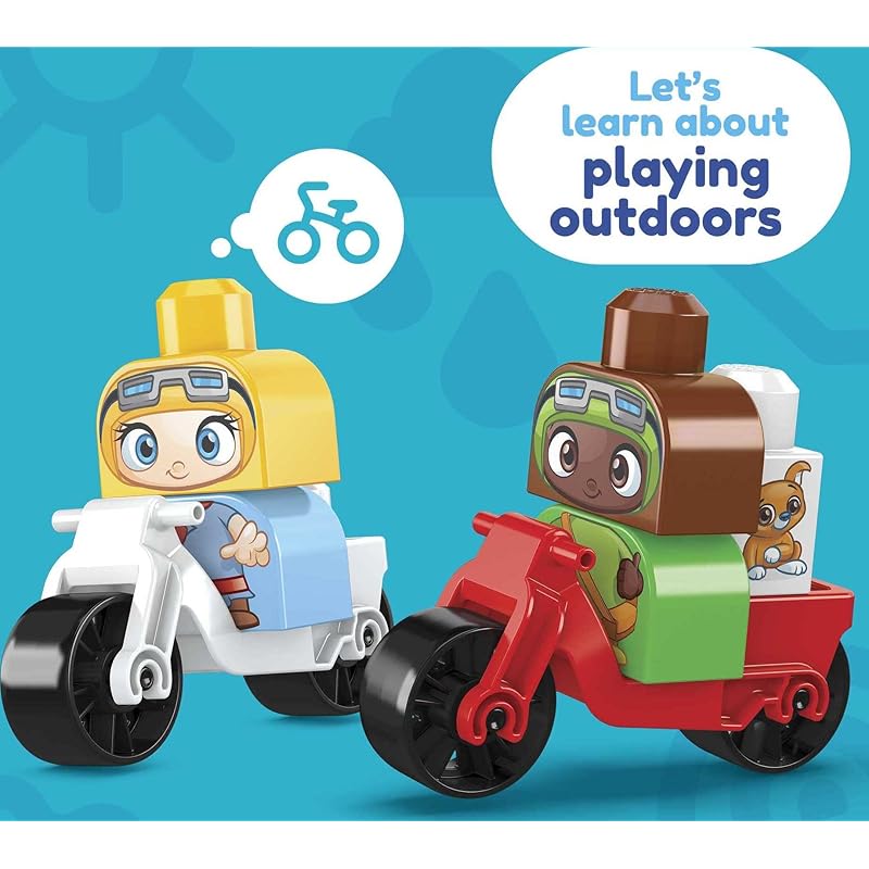 Мега Блок (MEGA) БЛОКИ) Зеленый город Природная энергия и экодом Набор транспортных средств и домов [Набор блоков] [Количество блоков]: 88 штук] [1 год~]