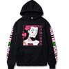 Fashion Women Japanese Anime Hunter X Hunter Hisoka Print Hoodie Long Sleeve Drawstring Sweatshirt Unisex Pullover Top