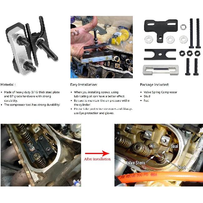 Engines Valve Spring Compressor Tool Compatible with Chevy LSX 4.8L 5.3L 5.7L 6.0L 6.2L LS LS1 LS2 LS3