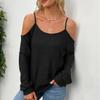 Women's Stylish Clothing Long-sleeved Suspender Top T-shirts & Long-sleeve Tops