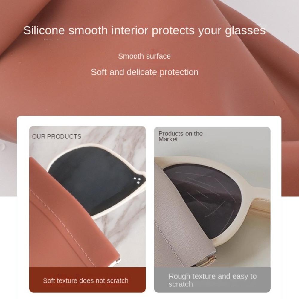 Soft Glasses Bag Dustproof Eye Glasses Organizer Portable Reading Eyewear Case Sun Glasses