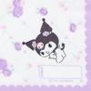 Носовой платок Kuromi Cotton Name Space 144070 [Sanrio]