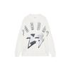 Jordan T Shirts Men's White Crew Neck Moderate Straight Fit FD6944-133