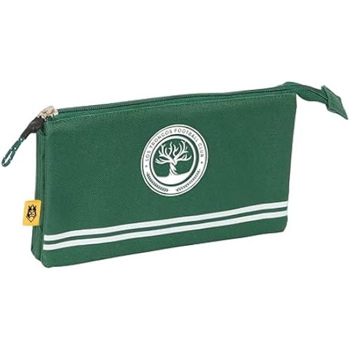 Safta Kings League Troncos Тройной пенал для детей, идеально подходит для детей школьного возраста, удобный и многофункциональный, качество