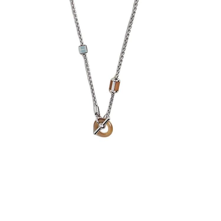 Hermes Meli-Melo Original Design Calfskin Necklace Men necklace Yellow H077291FPAP