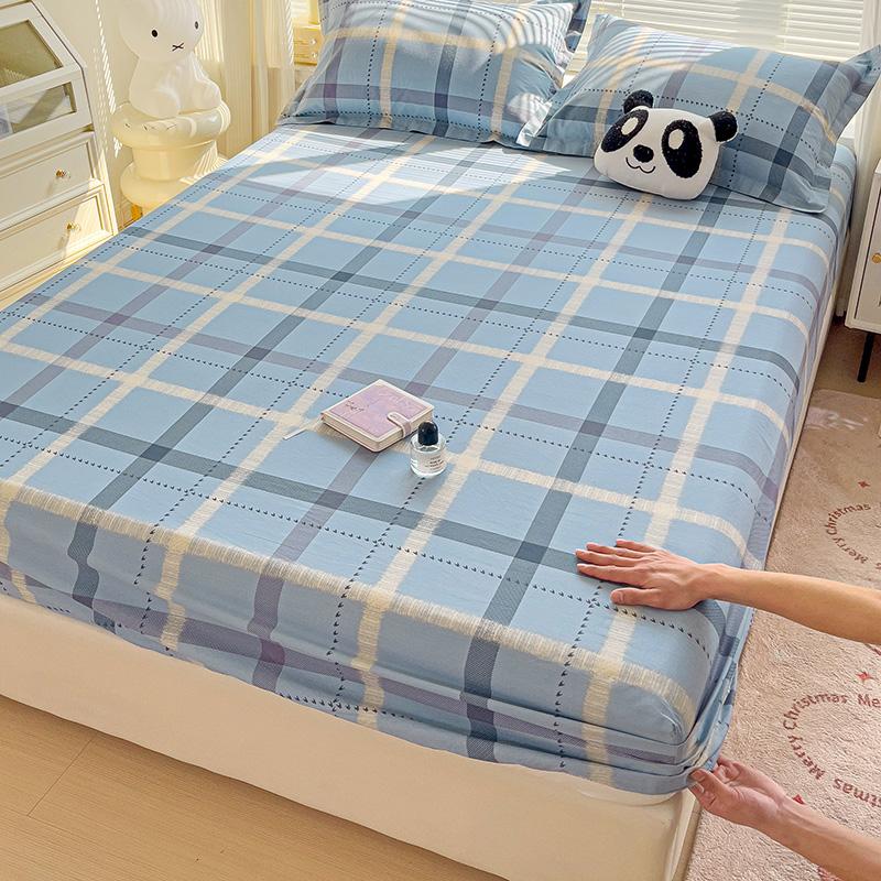 Комплект простыней на резинке из 3 предметов с красочными цветами и листьями, ботанический узор, 100% хлопок, приятный для кожи чехол для матраса, комплект постельного белья размера «queen size»