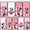 For iPhone 16 15 Xiaomi Redmi Note 14 13 12 11 Pro Max X 8 9 16e Samsung Galaxy S25 S24 S23 Moto OPPO Huawei Anime Minnie Mickey Pink Mouse Phone Case
