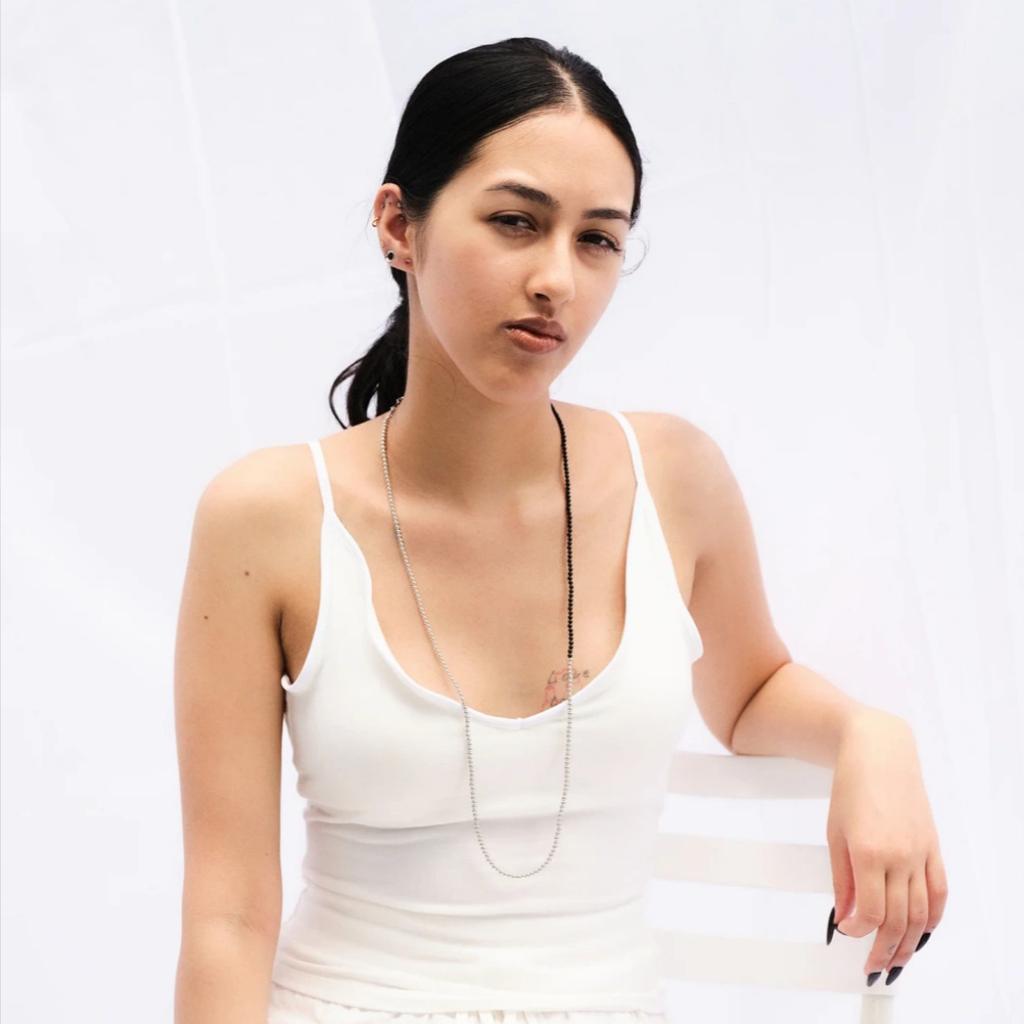 Персонализированная Модная Уникальная Черная Агатовая Контрастная Цветом Серебряная Пшеничная Бусина Жемчужная Нить Нишевый Дизайн Высококачественное Ожерелье Женское