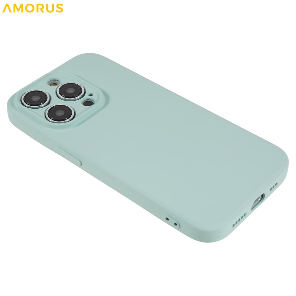 For iPhone 14 Pro Max Case Precise Cutouts TPU Fiber Lining Shockproof Phone Cover