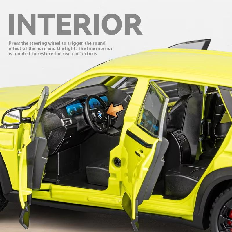 Новый 1:Игрушечная модель автомобиля из сплава в масштабе 24 со световыми и звуковыми эффектами и часовым механизмом, подходит для детей и коллекционеров, веселая и долговечная