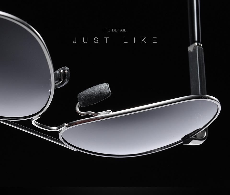 AORON модные поляризационные солнцезащитные очки мужские классические антибликовые солнцезащитные очки в металлической оправе UV400 очки подарки