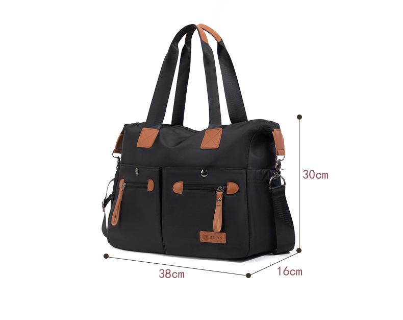 Unisex Large Capacity Travel Backpack with Wet/Dry Separation, Convertible Messenger, Shoulder, and Crossbody Bag.