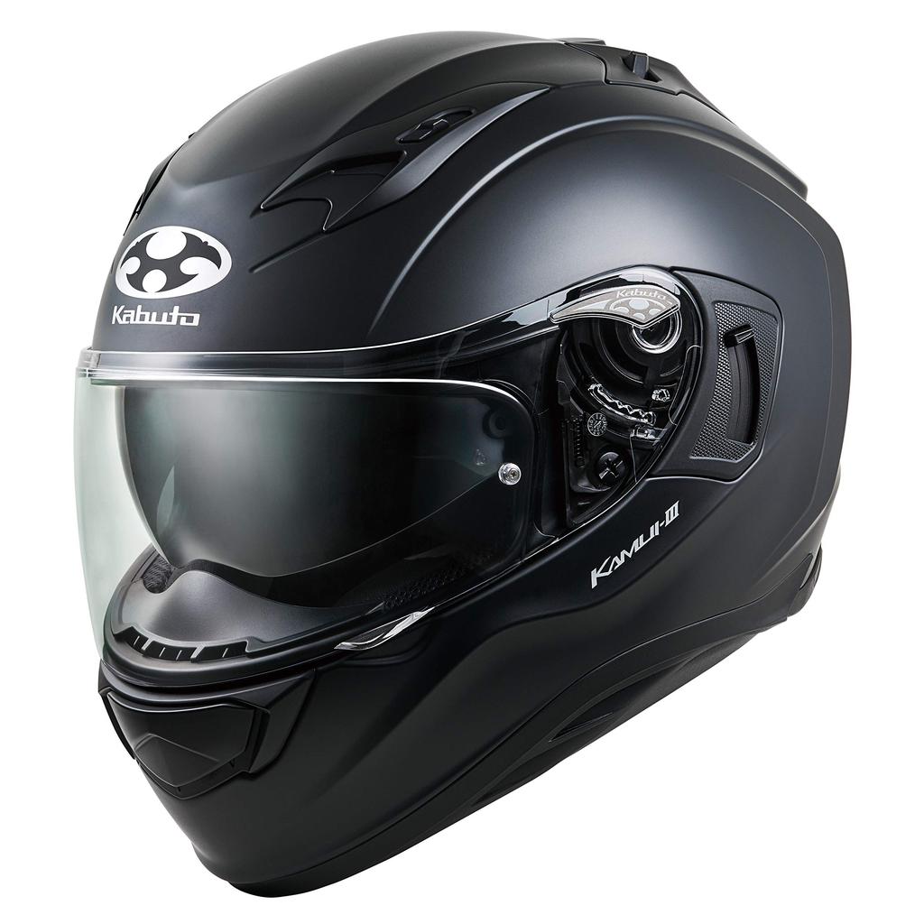 OGK KABUTO Motorcycle Helmet Full Face KAMUI3 Flat Black 584825 (Size M)