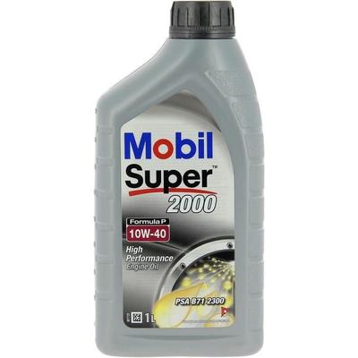 Моторное масло 10W-40 Синтетическое - MOBIL - Super 2000 X1 - Formula-P - канистра 5 л - высокая производительность, защита от загрязнения