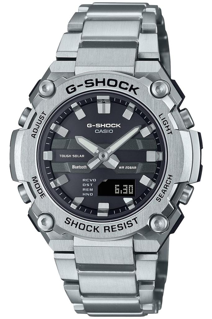 Watch Bluetooth Equipped with Solar Silver [Casio] G-Shock [] G-STEEL GST-B600D-1AJF Men's