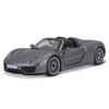 Bburago 1/24 Scale Porsche 918 Spyder Gray / Diecast Model Car, Finished Product, 18-21076 GY