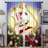 Плотные шторы для гостиной Шторы SailorS Moon Home Interior Шторы 2 шт. Оттенки Хэллоуин Украшение Раздел