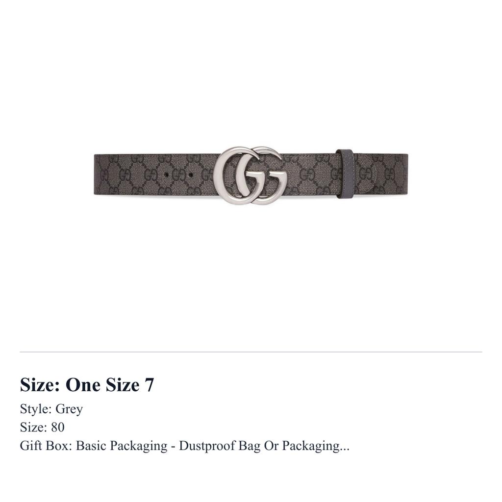 GUCCI Gg Marmont Reversible Belt 627055-UULBN-1244